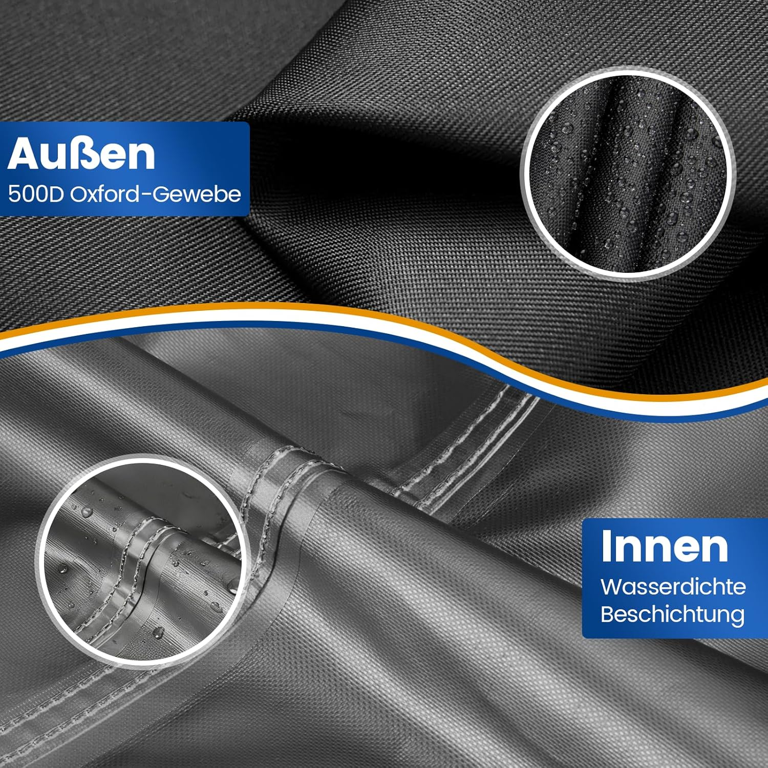 Fenghome Cover for Robotic Lawnmower, Wireless Automatic Lawn Robot, Waterproof Protective Cover, Protective Cover for YUKA Mini 500/700 Robotic Lawnmower, with Buckle Strap and Handles, 56 X 43 X 31