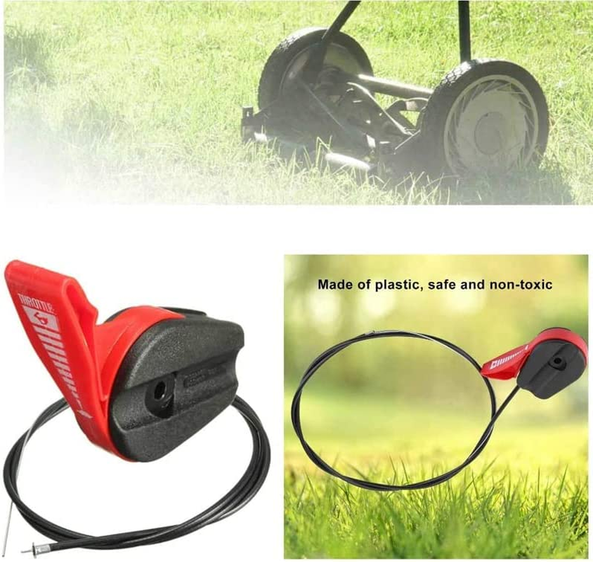 AIMALL Universal Throttle Control Cable for Lawn Mowers, Fits Briggs and Stratton, Victa, Rover, MASPORT image number 6