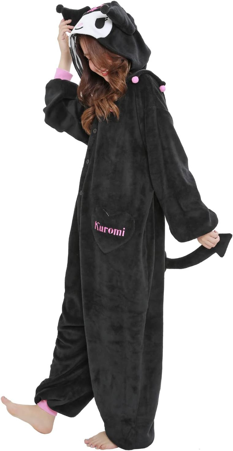 Sazak Character Fleece Onesie, One Size Fits Most, Sanrio Chromi image number 4