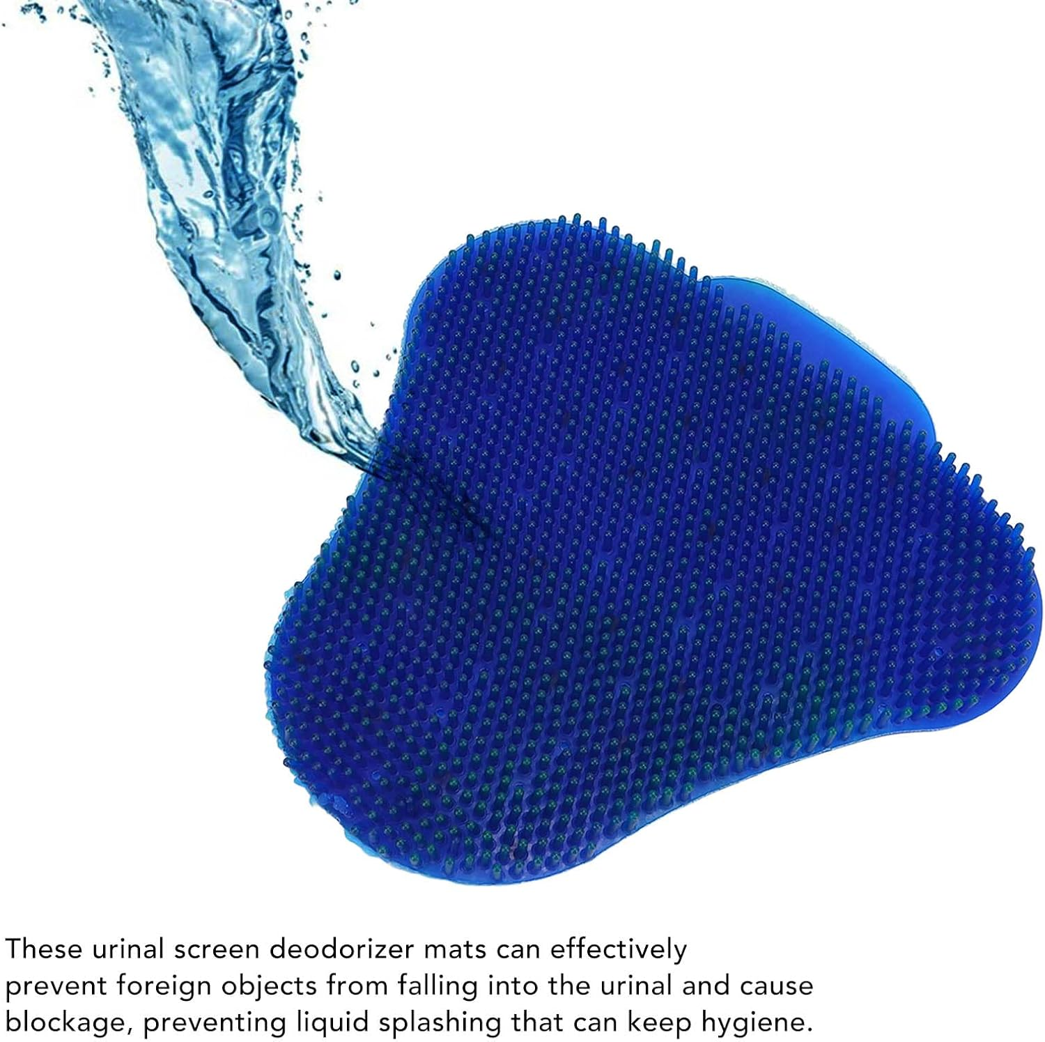 Urinal Screen Deodorizer, Urinal Cakes Anti-Splash Odor Eliminator for Toilets, Splash Reducing Mats with Long Lasting Odor Freshener for Restrooms in Restaurants, Bars, Schools & Offices(3#) image number 2