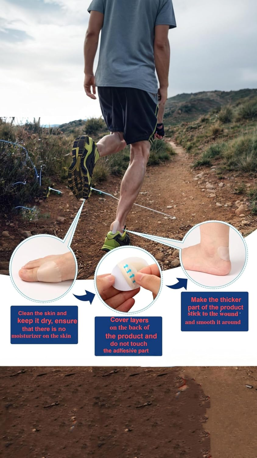 15 Pcs Heel Bandages for Blisters Gel Heel Sticker Anti-Abrasion Foot Sticker Bubble Sticker Gel Guard Skin Compeed Blister Mix Blister Treatment Patch Advanced Healing Blister Cushions