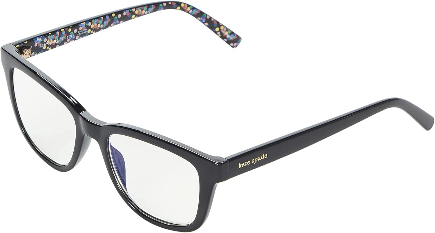 Kate Spade New York Women'S Jazelle Blue Light Readers Square Reading Glasses