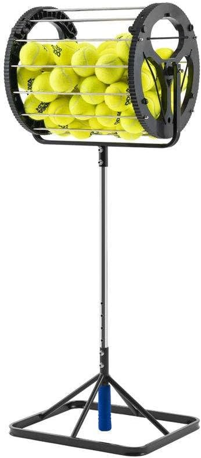 SPP Tennis Ball Retriever & Hopper Roller Stand - 80 Balls Capacity | Easy Ball Pickup, Durable Storage Trainer for Tennis Courts & Practice image number 3