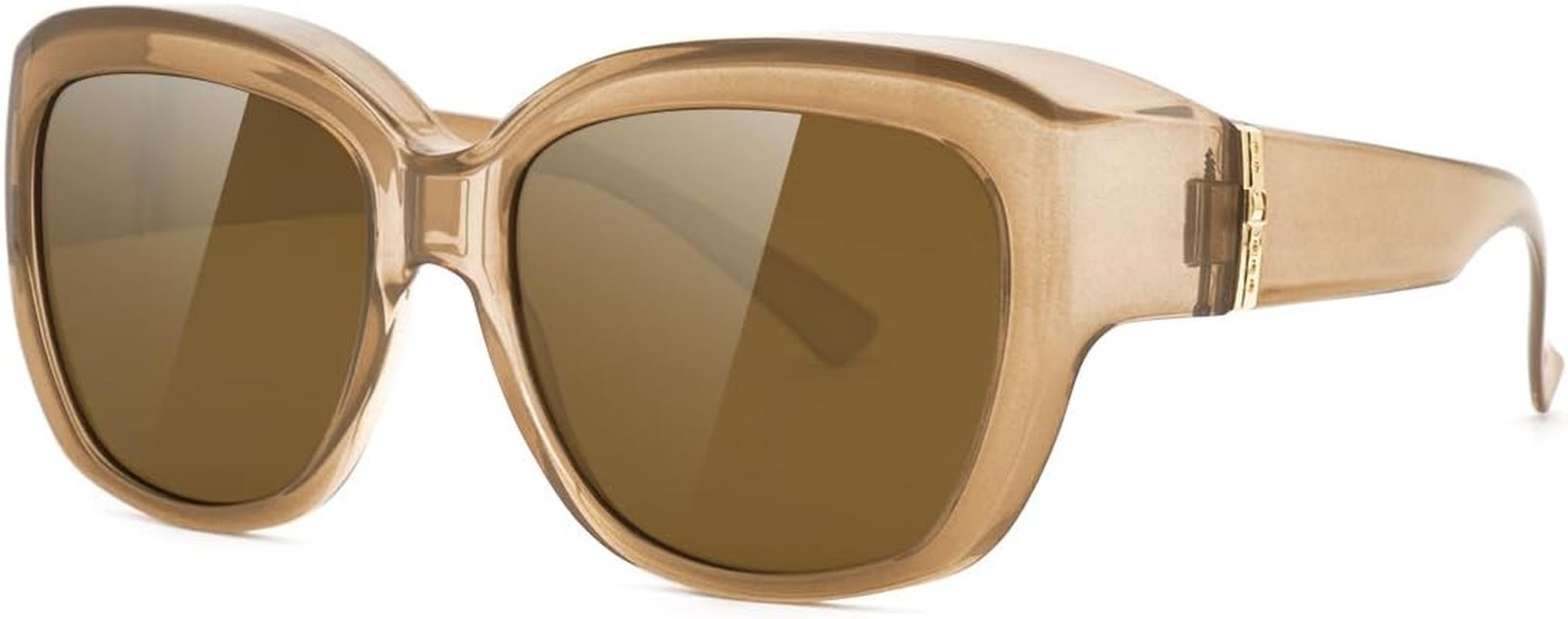 Meeloog Fit over Glasses Sunglasses for Women Oversized Polarized Sunglasses over Glasses Driving Sun Shades MST6494