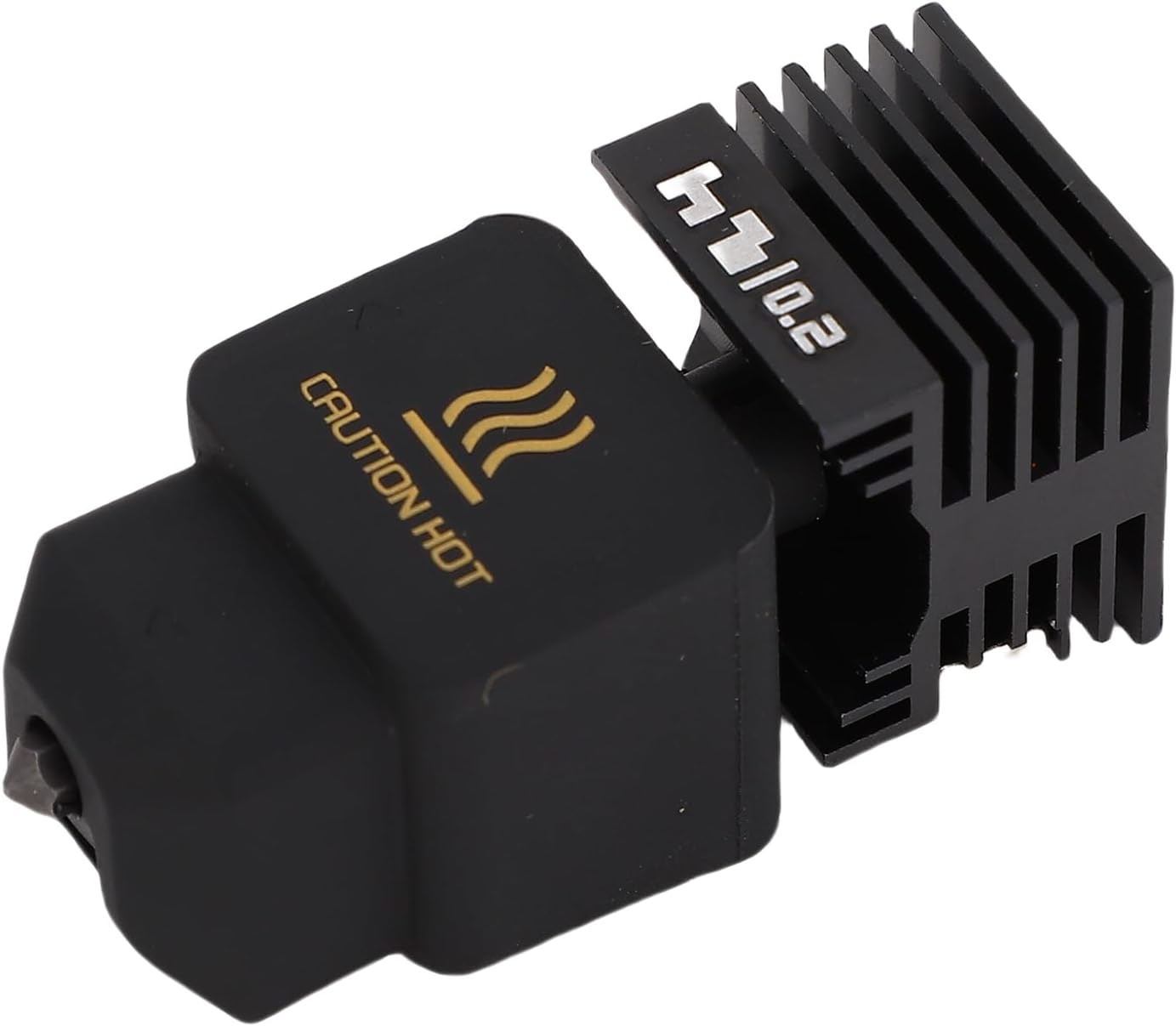 Viagasafamido Warm End of the Tempered Steel Nozzle for High -Speed Pressure for Laboratory H2D A1 3D Printer, Removable Extruds with Accessories for 1.75 Mm PLA, ABS, PETG, TPU (0.2Mm) image number 2