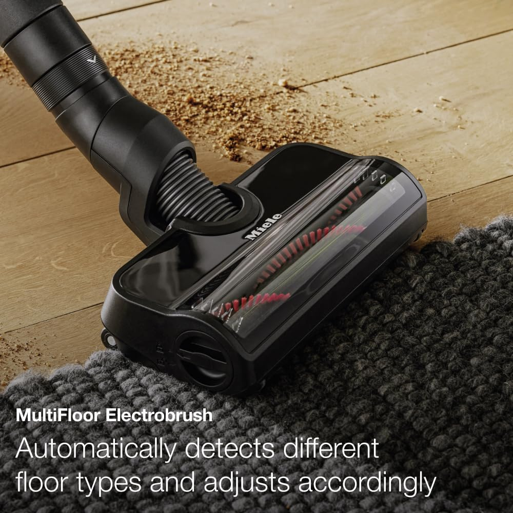 Miele Duoflex HX1 Cat and Dog Cordless Stick Vacuum Cleaner, Multifloor Electrobrush, Fine Dust Filter, Speedlock Wall Mount Included, Obsidian Black/Space Grey image number 3
