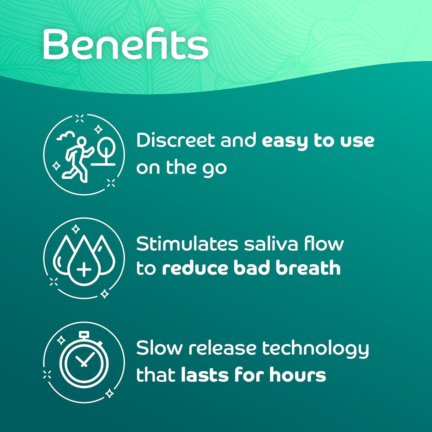 Oracoat Freshmelts Fresh Breath Stick-On Melts for Lasting Freshness, 60 Count Breath Freshener for Bad Breath, Non-Acidic & Sugar-Free, Arctic Mint image number 5