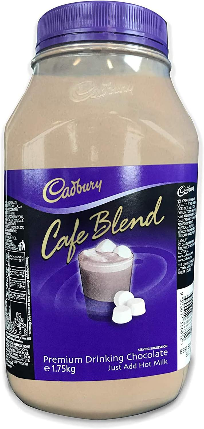 CADBURY Cafe Blend Premium Drinking Chocolate, 1.75 Kg image number 2