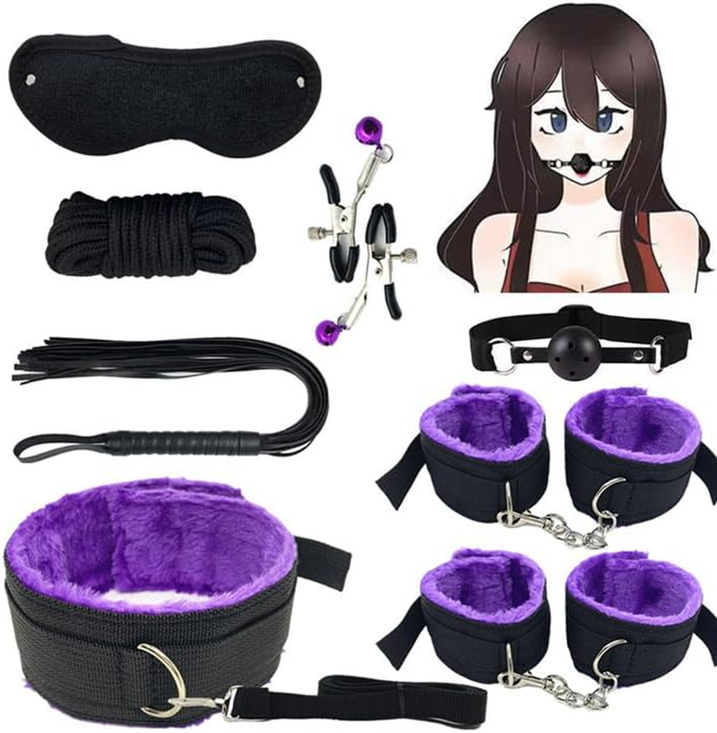 Bed Hand Leg Cuffs Strap Set Ankle Wrist Restraints Spreaders Bar Legs and Hands Bondaged Kit Adult Bed Restraint Sex Bed Tie Downs for Couples Handcuffs Blindfold and Hand Ties for Adult Play Hoodies image number 4