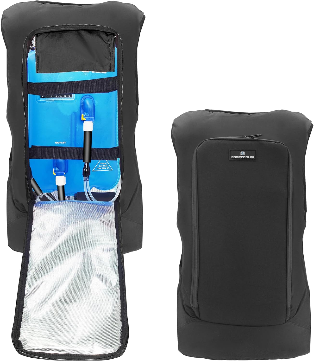 Univest ICE Water Self-Contained Cooling System Includes Tubing-Lined Vest and Integral Backpack image number 2