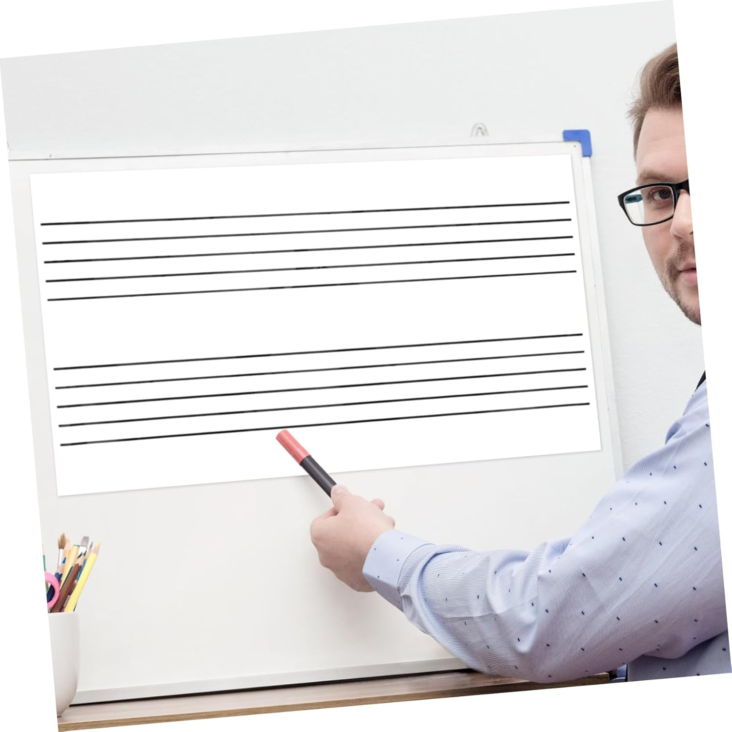 GANAZONO Staff Dry Erase Board Whiteboard Magnets for Music Classrooms for Boys and Girls and Adults image number 1