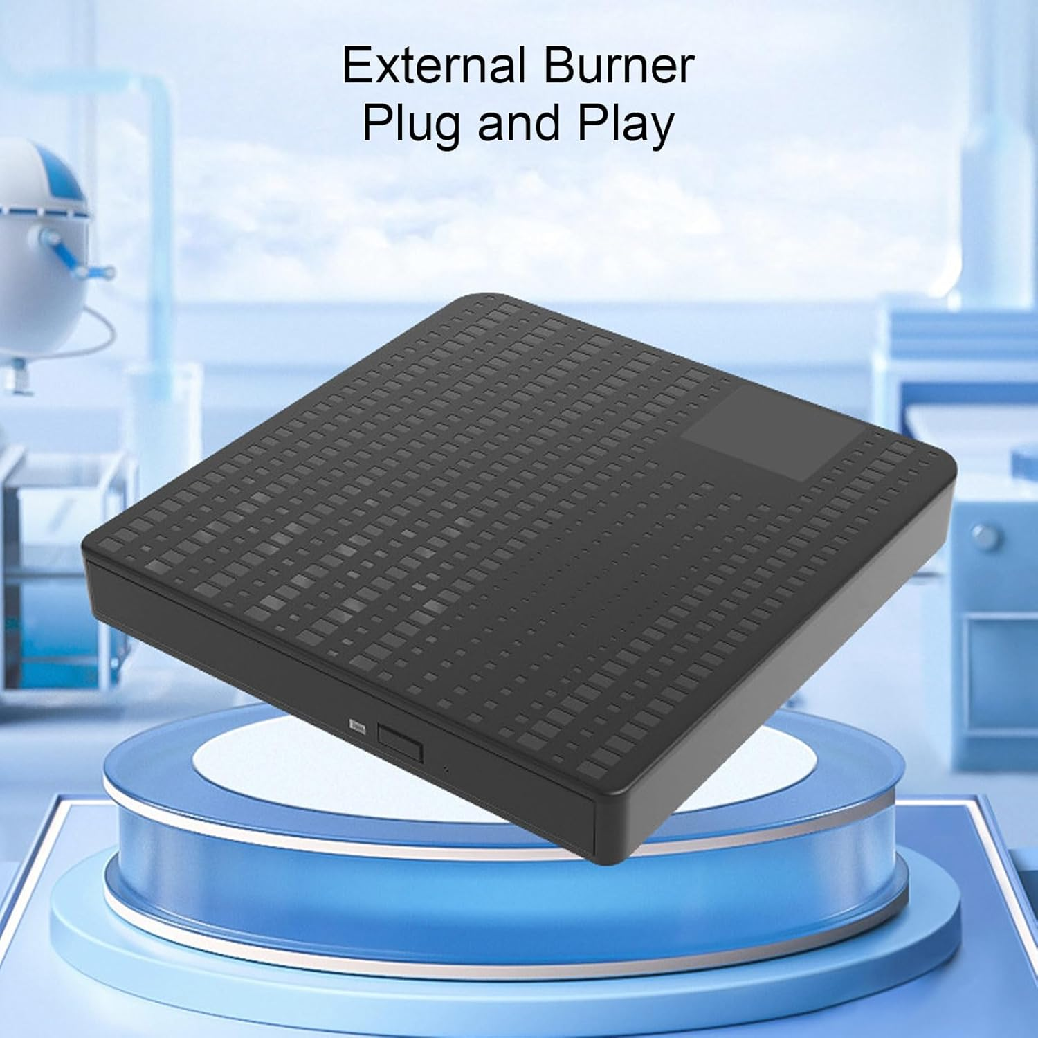 External CD DVD Drive for Laptop External Cd Drive for Laptop, Dual Interface External CD DVD Drive, Silent Reading Burner Disk Duplicators image number 3