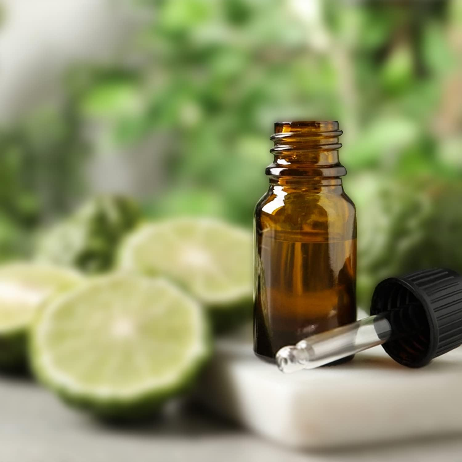 1/2 Oz Glass Dropper Bottle, 15Ml Tincture Bottles with Dropper, Labels- Leak Proof Travel Eye Dropper Bottle Amber for Extracts & Essential Oil, Liquids, Perfume(16 Pieces) image number 4