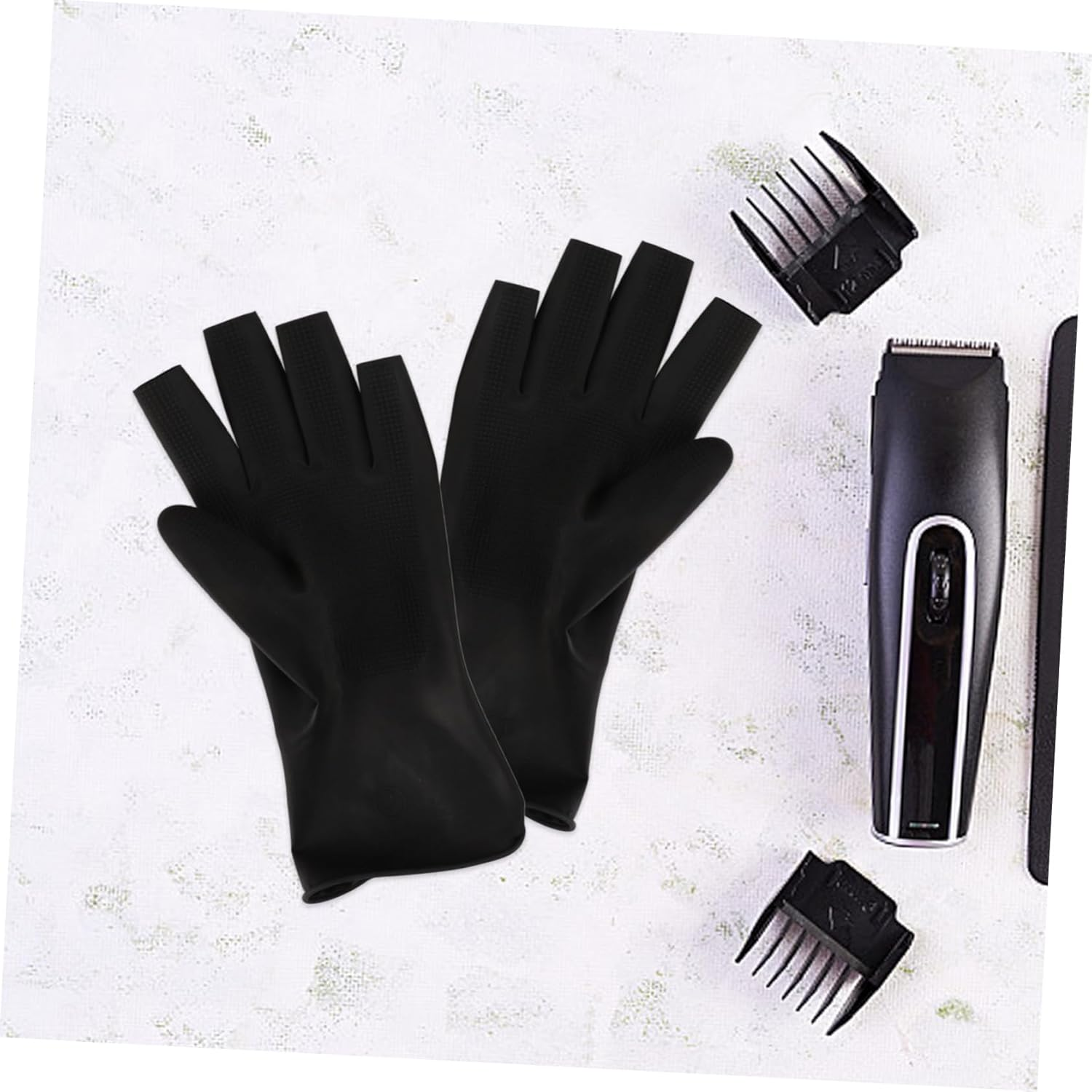 Gogogmee Hair Dyeing Gloves Salon Rubber Gloves Comfort Fit for Hair Wash Accessories image number 1