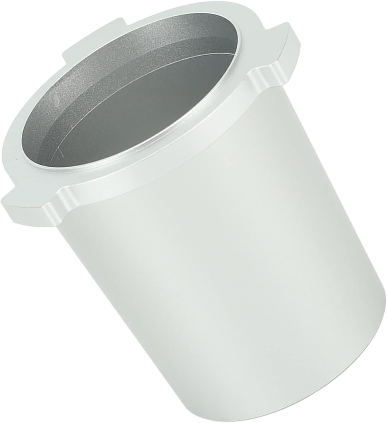 Dosing Cup, 51Mm, Aluminum Alloy Powder Funnel - Hands - Free Slot Design, Corrosion Resistant Durability, Coffee Machine Accessory and Espresso Accessory (Silver) image number 4