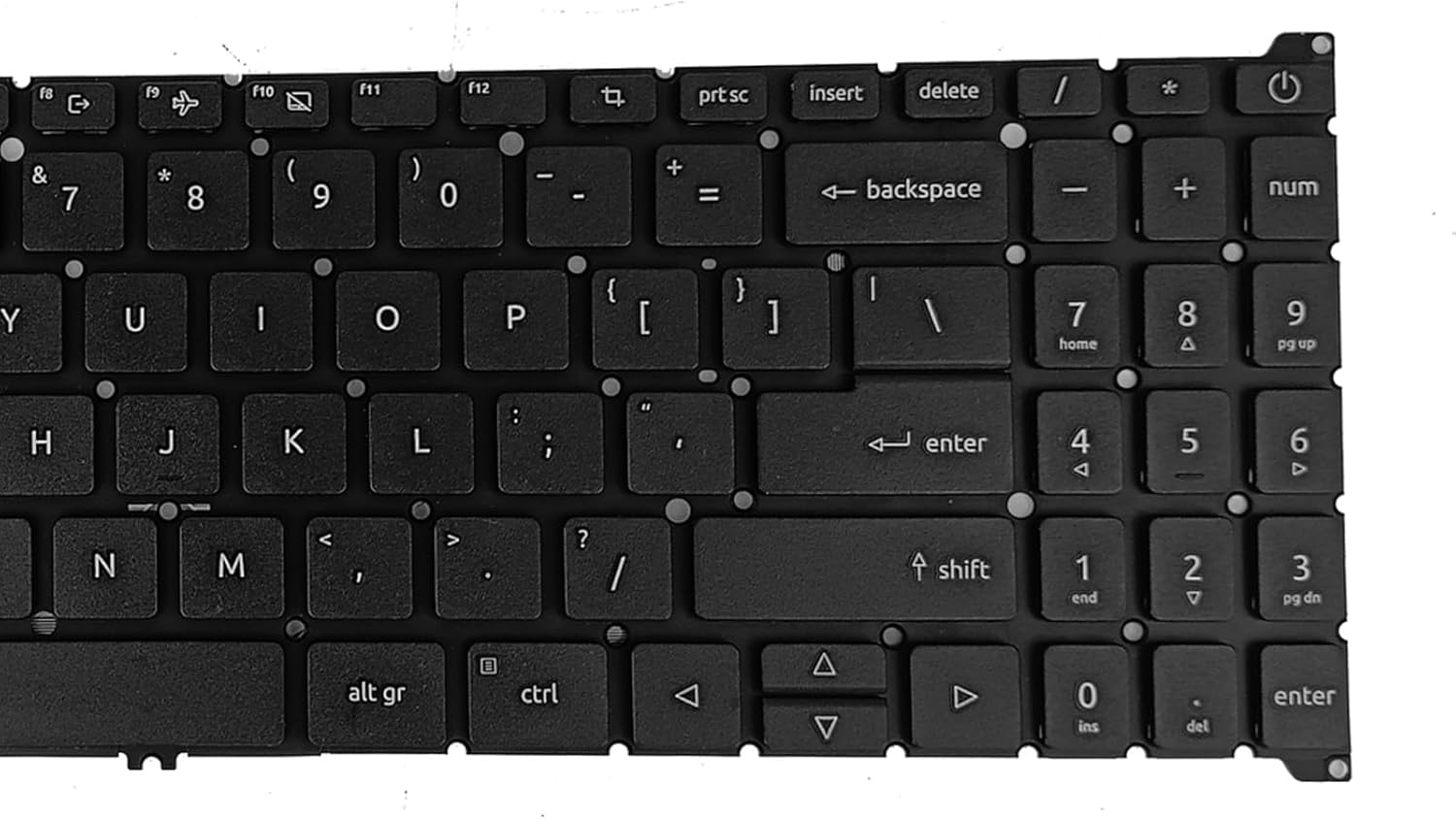 SUNMALL Replacement Keyboard Compatible with Acer Aspire S50-54, 3 A315-24P A315-59G A315-510P. 5 A515-47 A515-57G. 7 A715-51 A715-52 A715-76G. Swift X SFX16-51G. Nitro V15 ANV15-51 image number 4