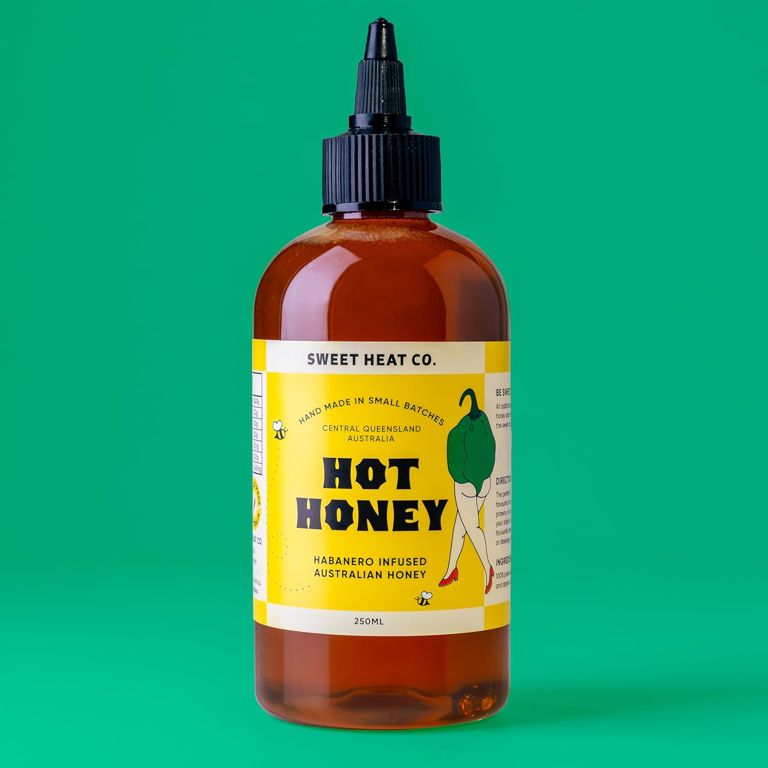 Sweet Heat Co. Hot Honey, Habanero Infused Honey, 250Ml, 405G image number 1