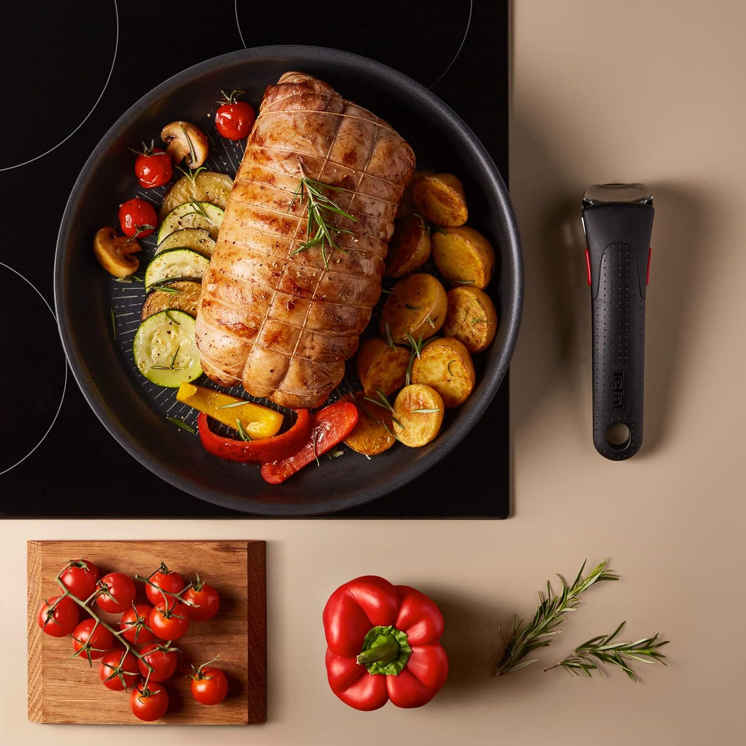 Tefal Ingenio Eco Resist L3973002 Saucepan 20 Cm Induction Non-Stick Coating Cooking Start Indicator Stackable Dishwasher Safe Made in France image number 6