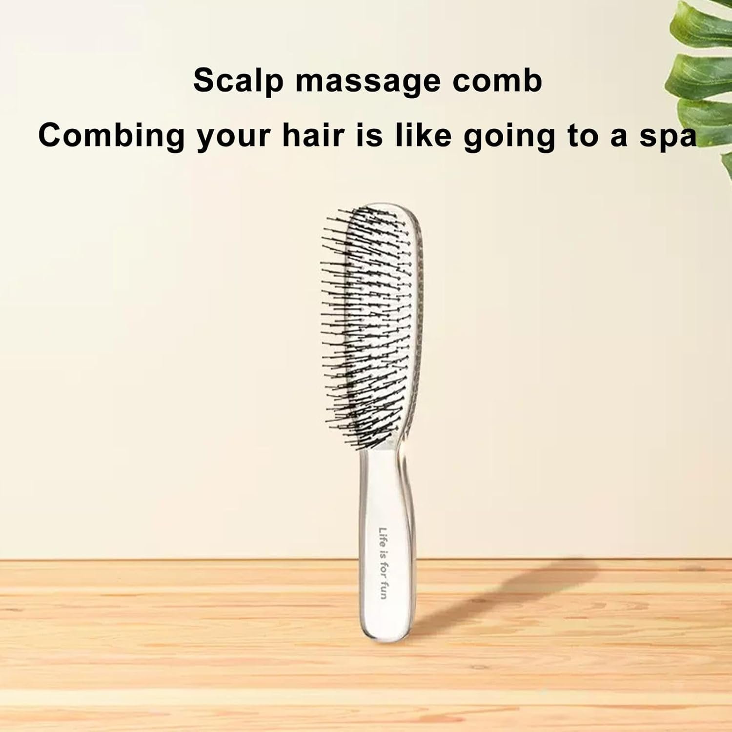 Hair Brushes for Women - Detangling Brush for Thick Hair with Soft Bristles,Detangling Brush Comfortable Grip Water Resistant Wet Hair Brushes, Wet and Dry Use image number 5