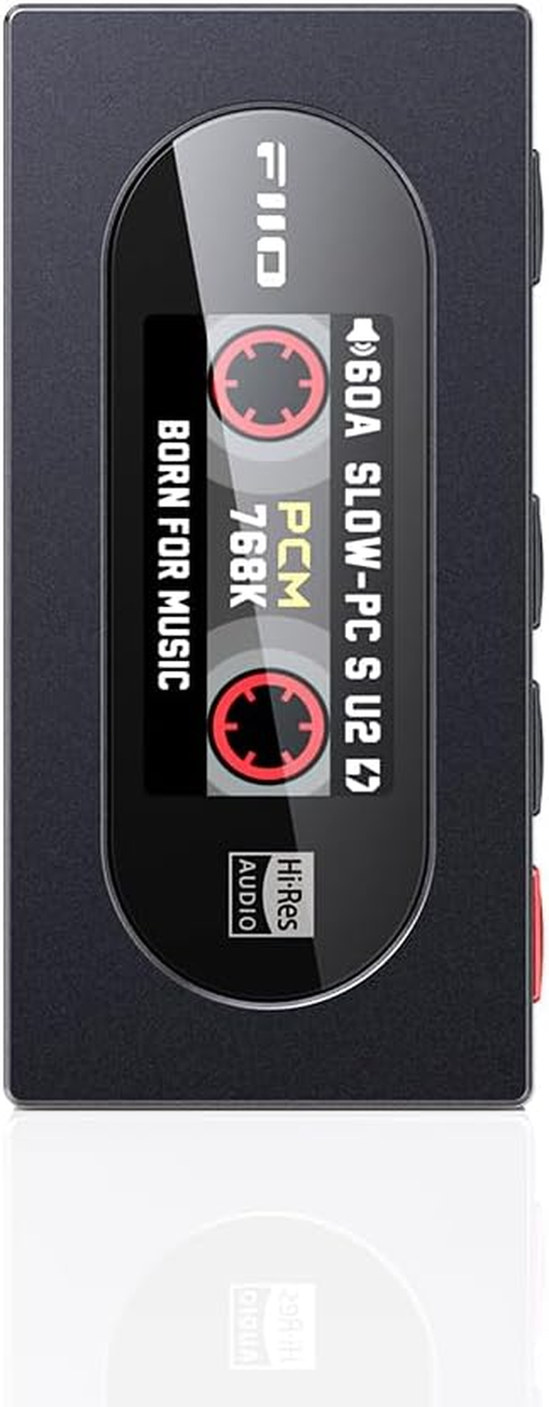 Fiio KA15 Headphone Amplifier Portable DAC with 4.4Mm and 3.5Mm Headphones Outputs Support PCM768K DSD256 for Android/Ios/Mac/Windows (Midnight Black)