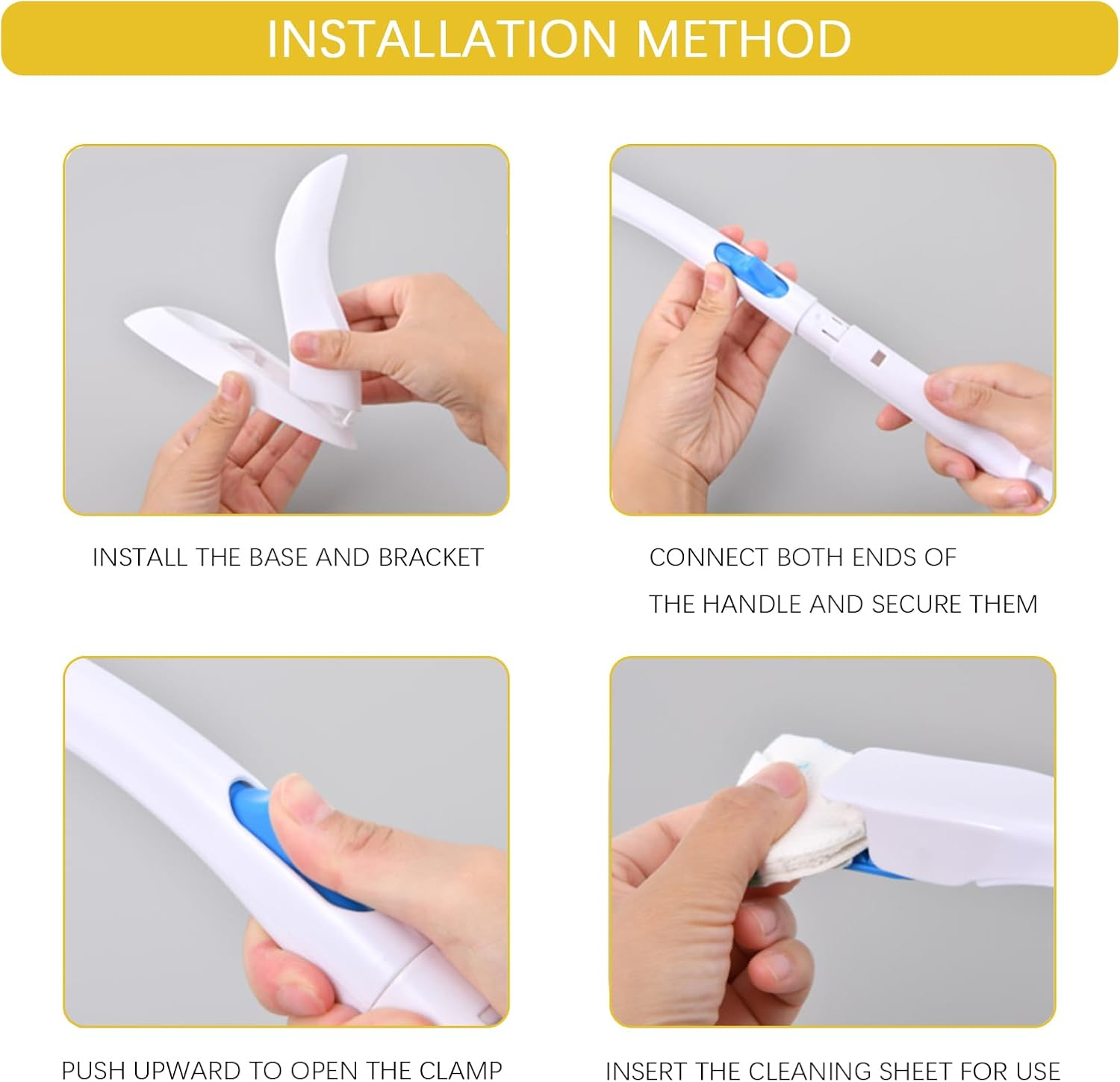 Disposable Toilet Brush Set with 36 Replaceable Heads, Water-Soluble Toilet Cleaner Kit & Holder, Portable Bowl Scrubber with Freshener Tablets for Camping, Travel, Home Bathroom image number 3