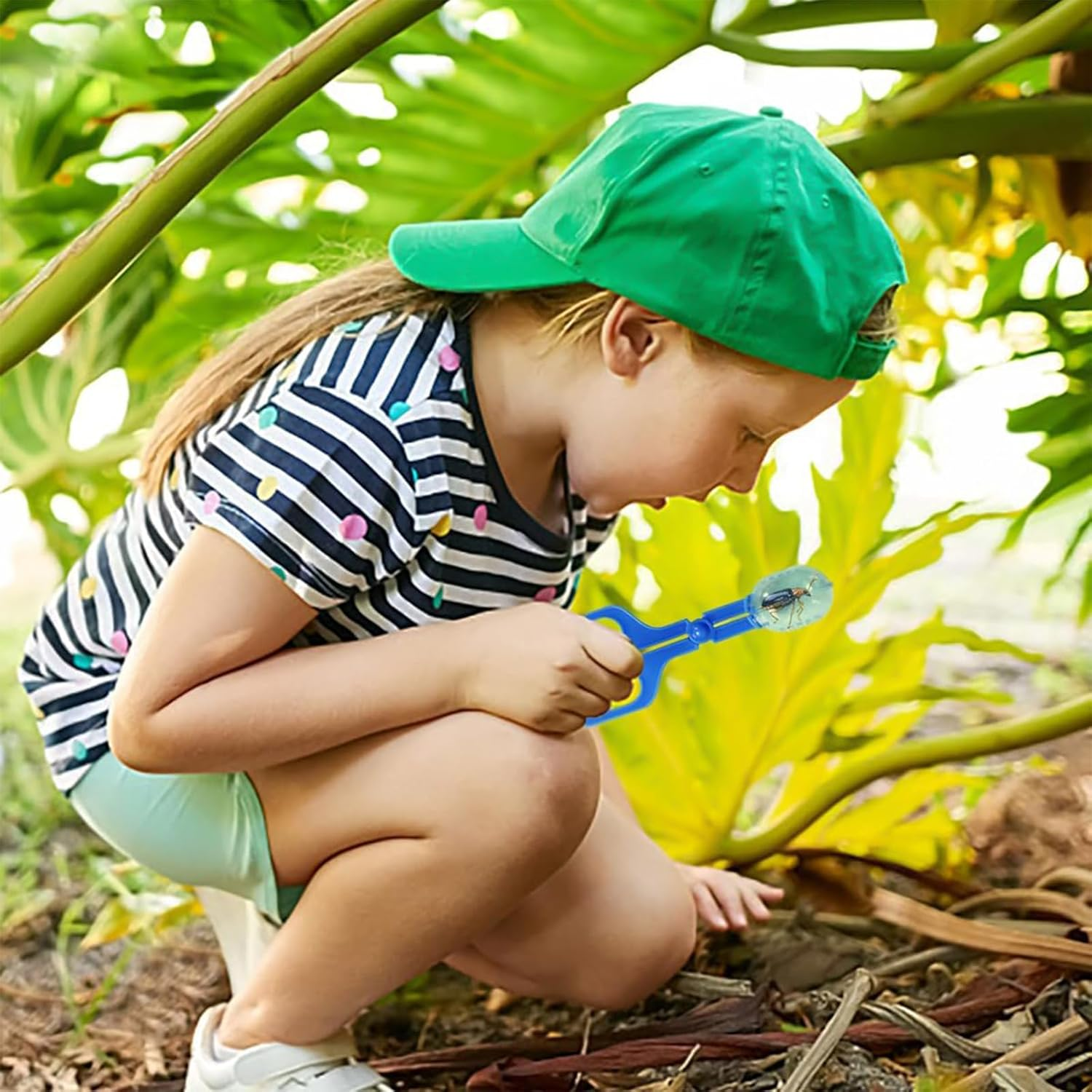 Cozioz 3-Pack Reptile Feeding Clamp & Poop Scoop &ndash; Plastic Feeding and Cleaning Tools for Tortoise, Lizard, Frog, Spider, and Other Small Animals image number 1