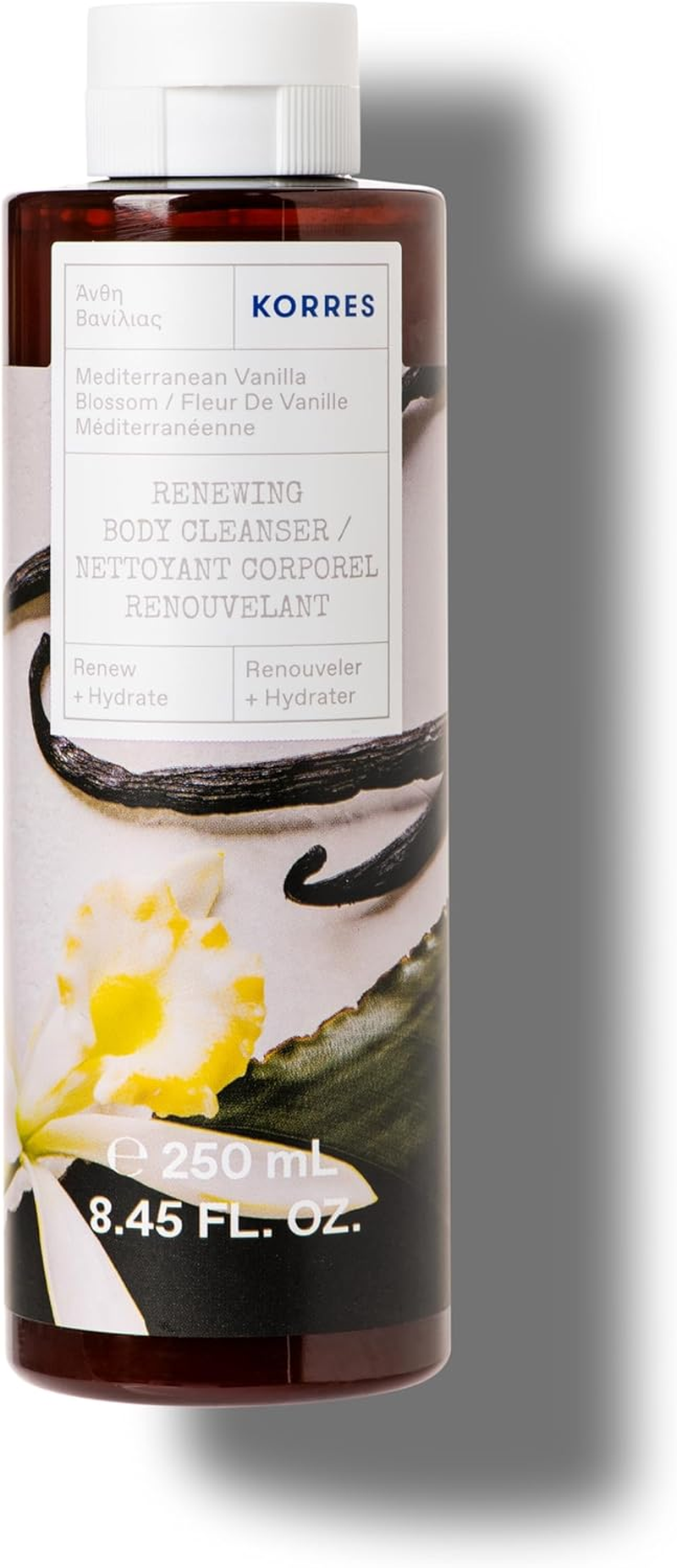 Korres Santorini Grape Renewing Body Cleanser, 250 Ml (Pack of 1) image number 1