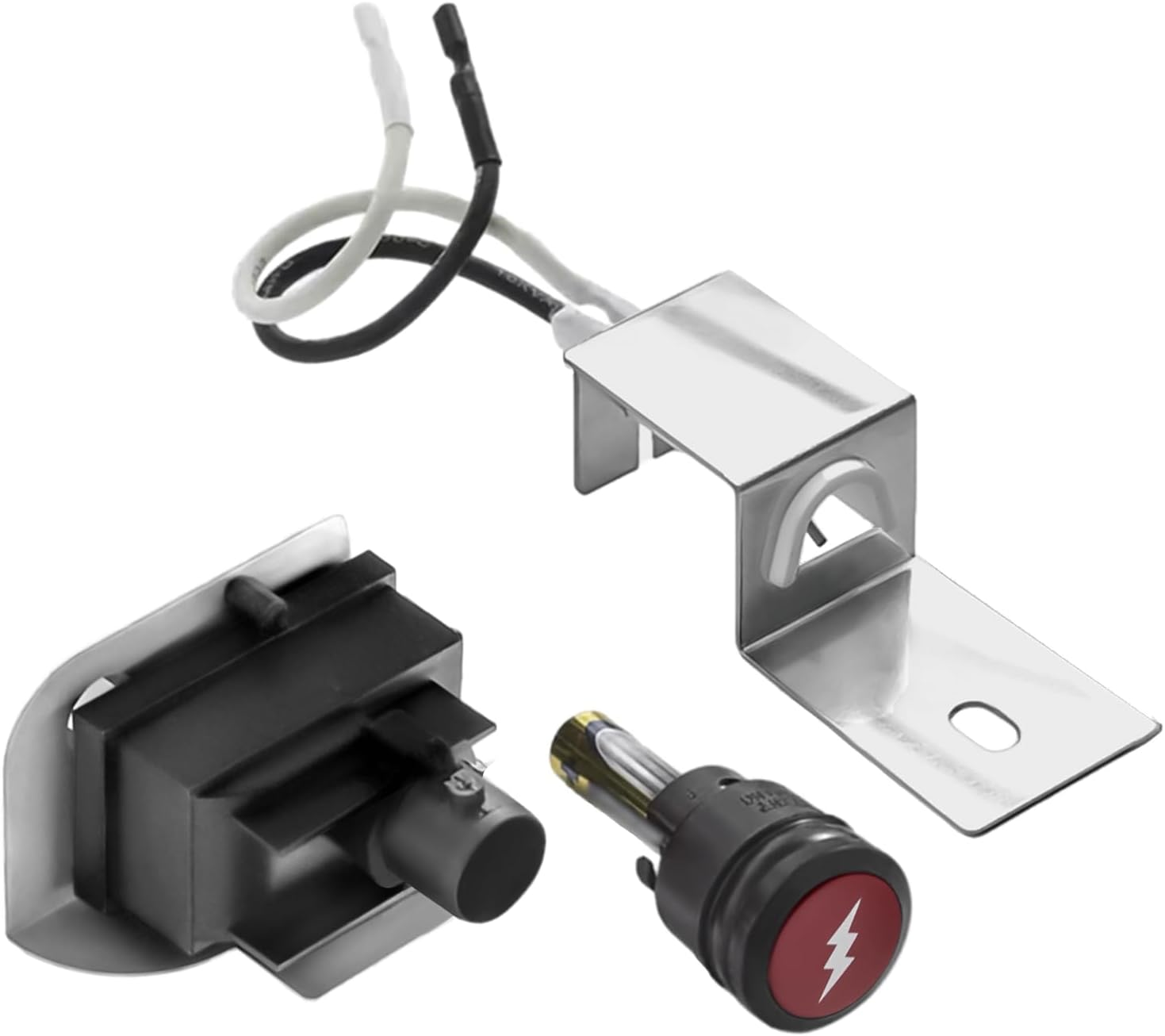 Electronic Igniter Kit for Weber Q1200 Q2200 64868, Replacement Ignition Kit with Front Burner Knobs, Grill Lighter for Weber Grill, Gas Grill Replacement Parts image number 3