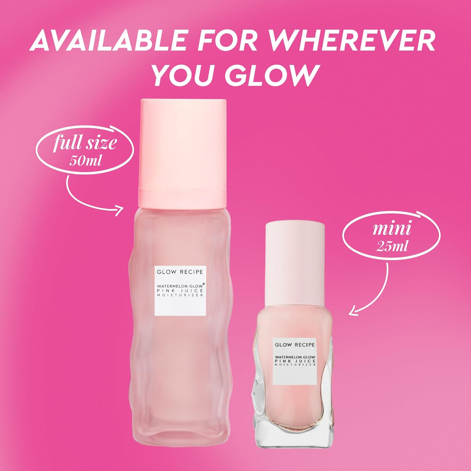 Glow Recipe Pink Juice Water Gel Face Moisturizer for Women, Men & Teens - Hydrating Hyaluronic Acid, Radiance Boosting, Non-Comedogenic, Oil-Free, Long-Lasting Korean Skin Care for Oily Skin (50Ml) image number 2