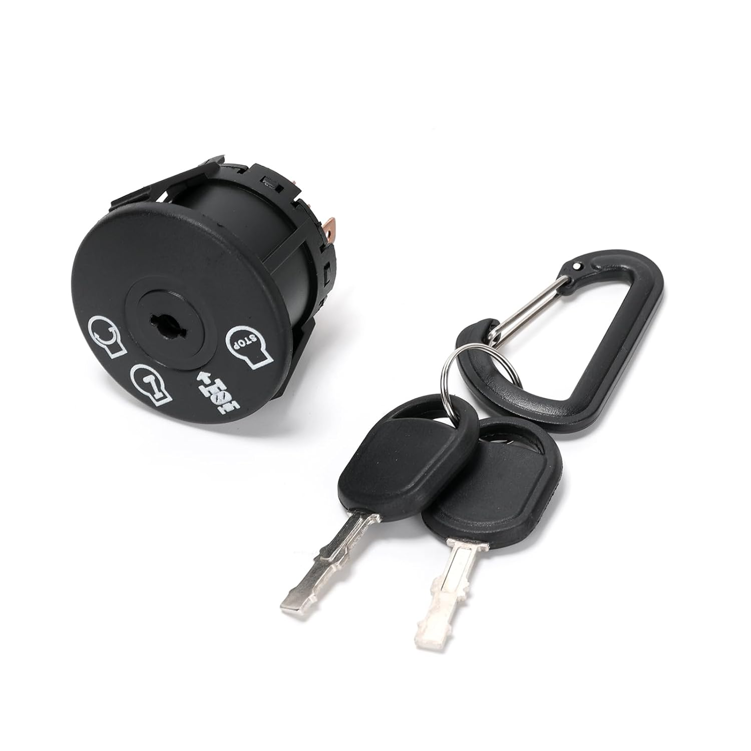 Ruimou Lawn Mower Lgnition Switch 532193350/193350 (4-Position,7Pin) with 2 Keys Compatible with Husqvarna,Craftsman,Ayp,Ariens,Poulan image number 4