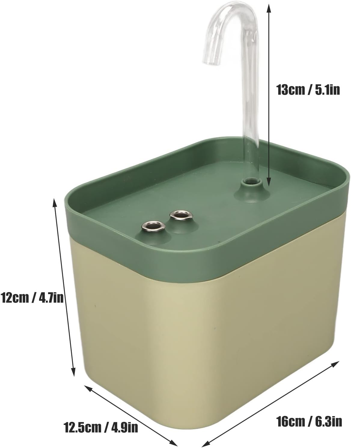 OKJHFD Cat Drinking Fountain 1.5L Large Capacity Automatic Circulating Flow Drinking Fountain, Automatic Circulating Ultra-Quiet Cat Drinking Fountain, Dog Water Basin and Water Bowl