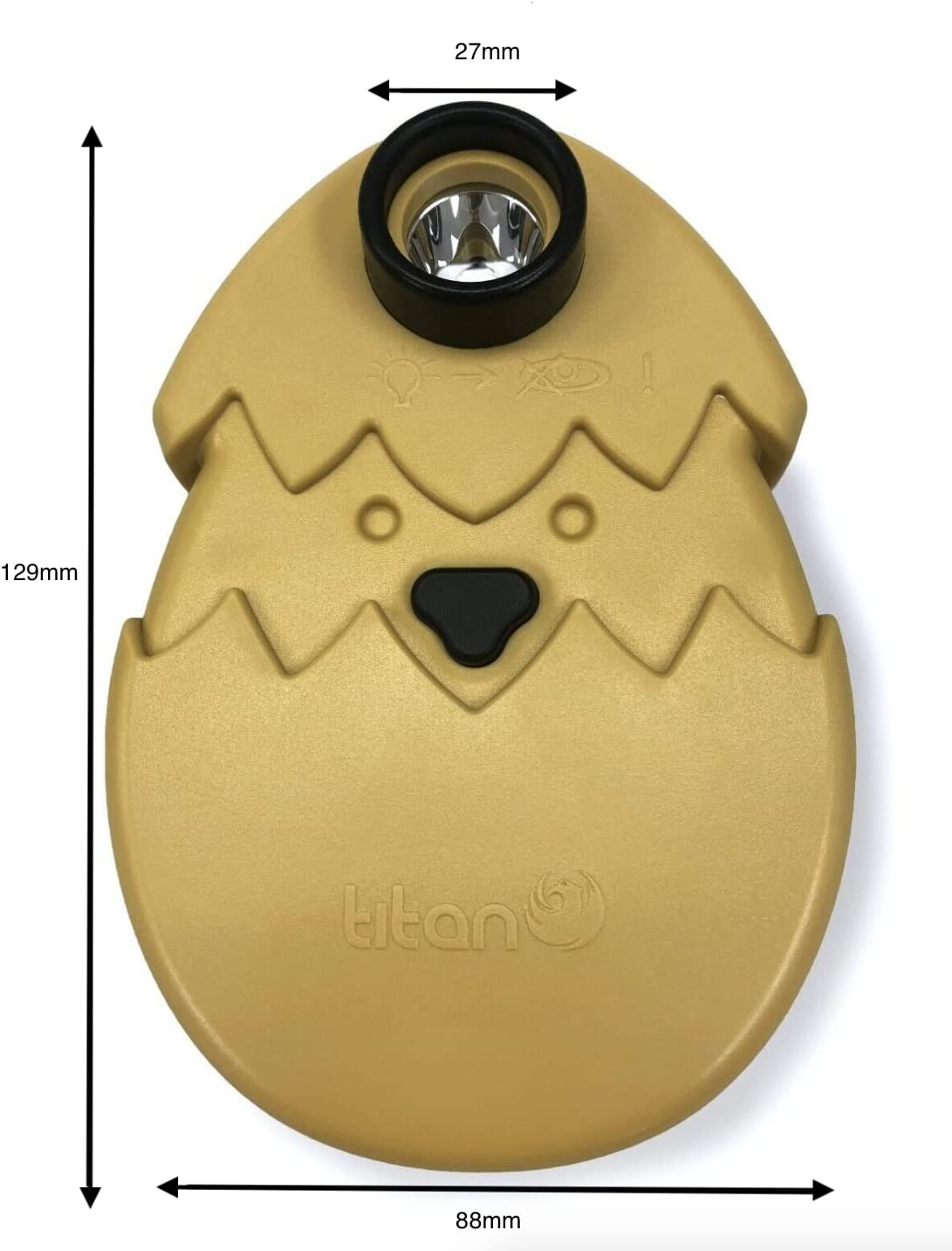 Titan Ultrabright Battery Powered Egg Candler - LED Egg Incubator Light image number 4