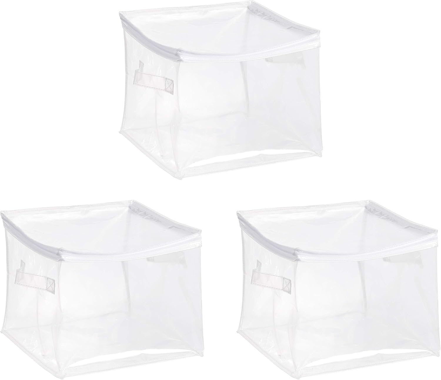 Amazon Basics Clear Zippered Organizers, 3-Pack image number 3
