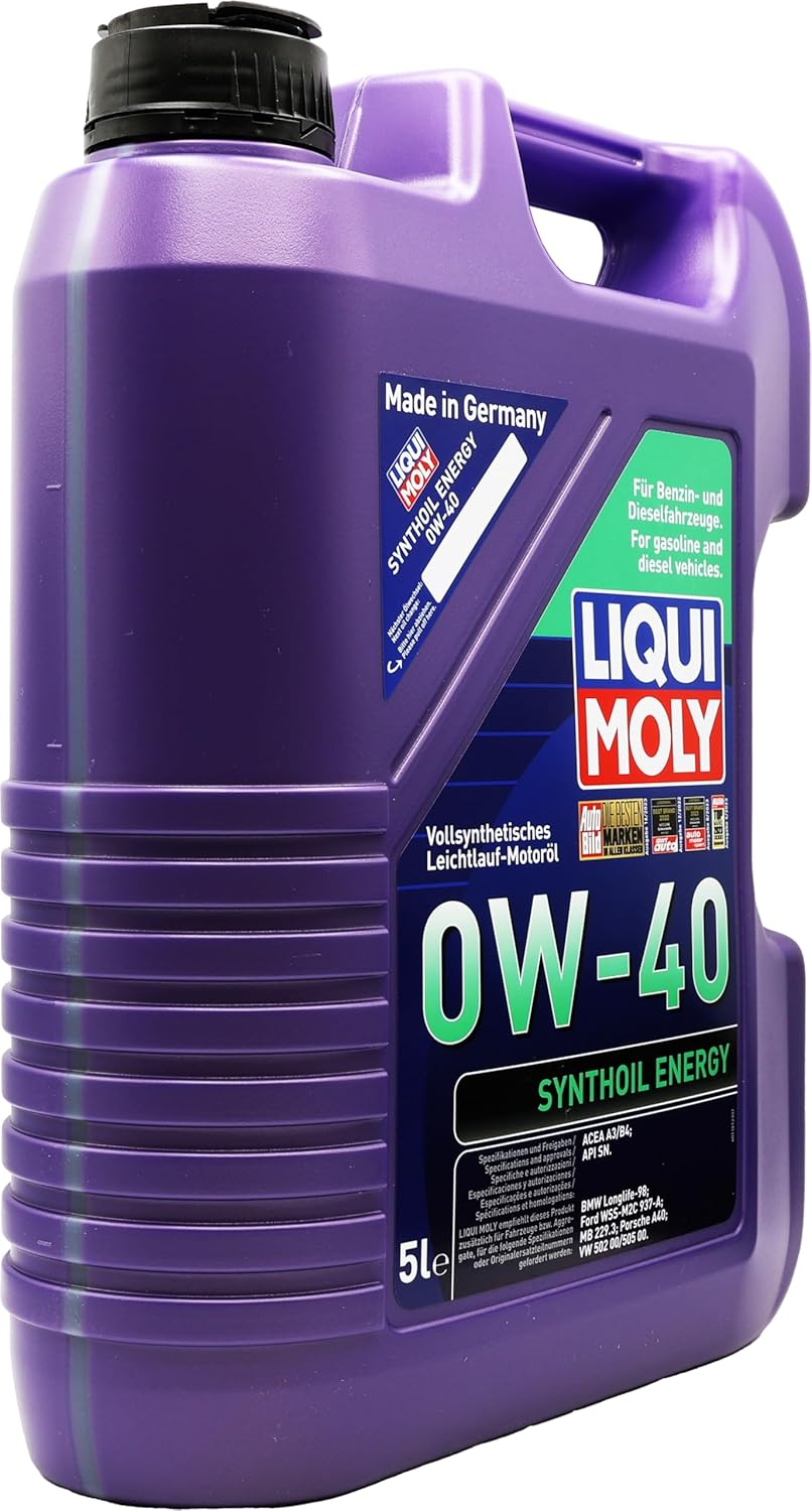 Liqui Moly Synthoil Energy Engine Oil 5L 0W40 9515 image number 5