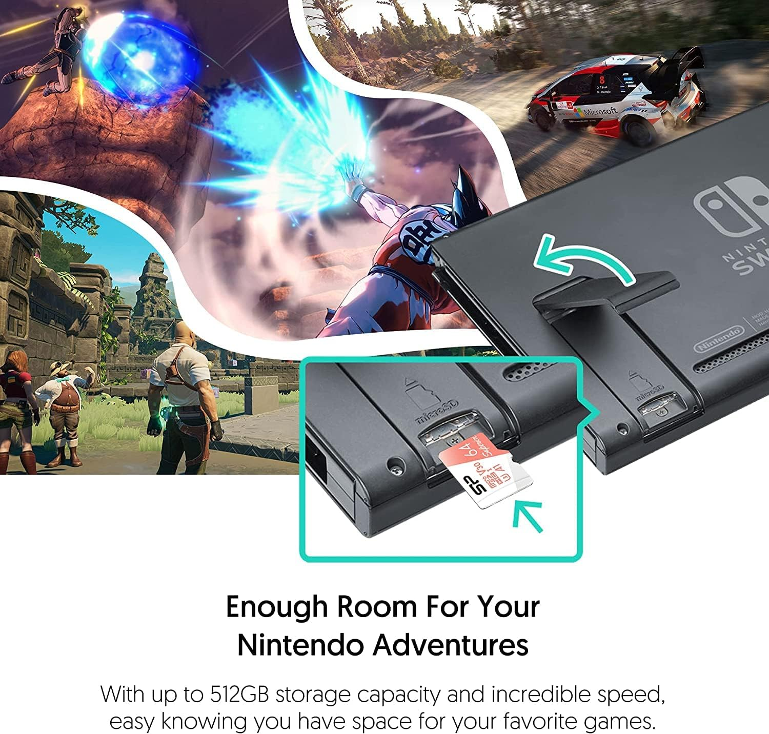 Silicon Power 128GB Microsdxc UHS-I Micro SD Card with Adapter, up to 100Mb/S Read & 80Mb/S Write, C10 U3 V30 A1 4K UHD Video, High Speed Microsd Memory Card, Superior A1 Series image number 6