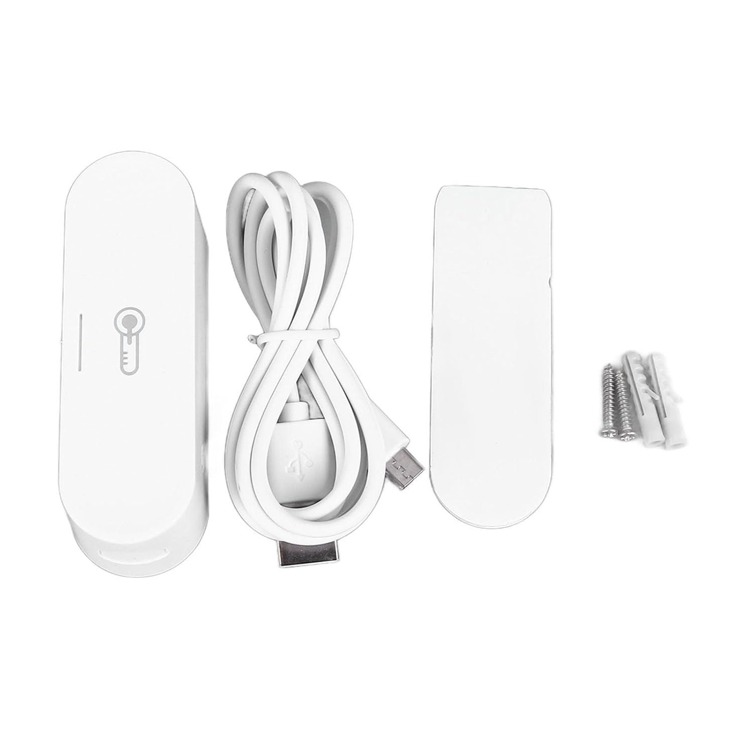 Smart Connectivity Indoor Thermometer Hygrometer Sensor Real Time Monitoring for Smart Home, Durable ABS Material Suitable for Various Occasions image number 2