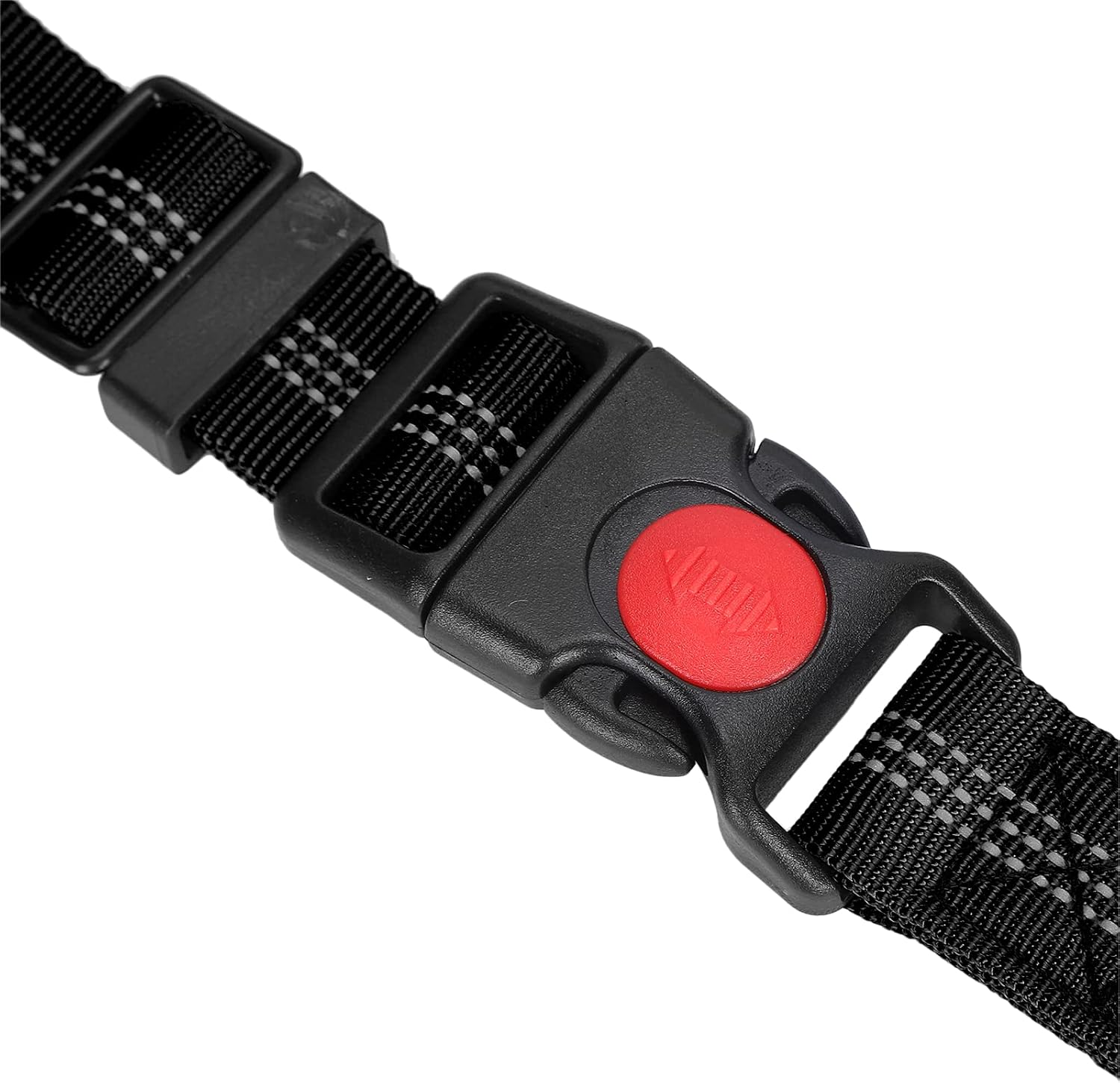 EVTSCAN Pet Seat Belt, Pet Adjustable Headrest Seat Belt Dog Nylon Reflective Safety Seatbelt Strap for Car(Black) image number 1