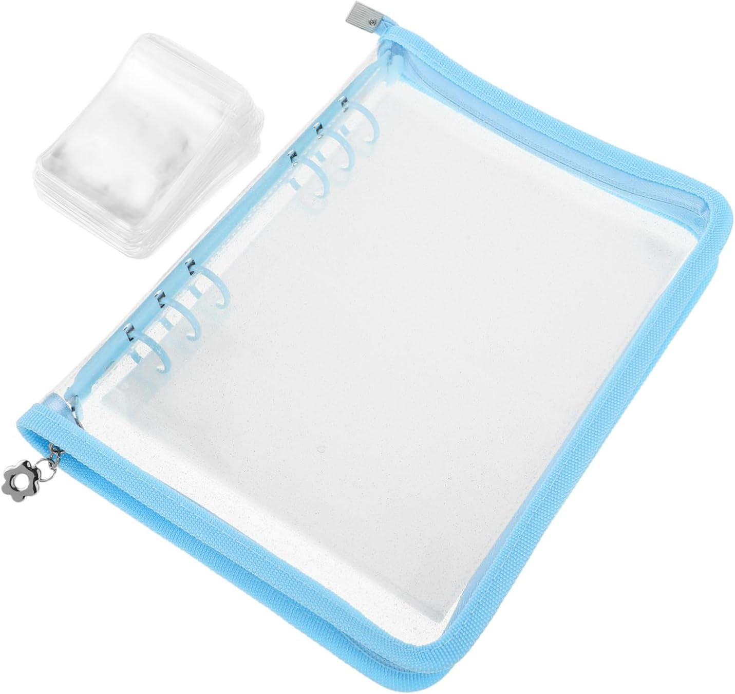 VICASKY Jewelry Storage Book Travel Earring Organizer Case Zipper Pouches Binder Album for Necklaces Bracelets Earrings image number 1