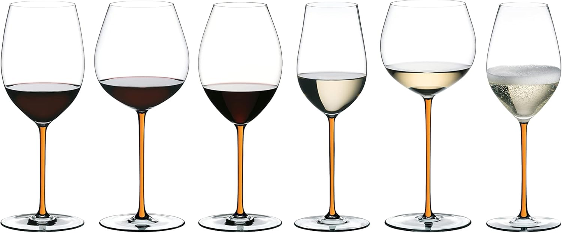 Riedel 4900/07O Fat a Mano Old World Pinot Noir Red Wine Glass, Orange, 23.7 Fl Oz (705 Ml) image number 2