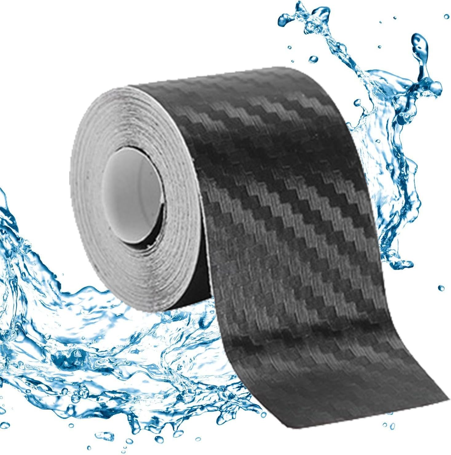 Carbon Fiber Film | Detailing Film Car Tape Wrap Stickers, Adhesive Twill Weave Sheet Sticker, Protection Tape for Trunk Bumper Dashboard Helves image number 3