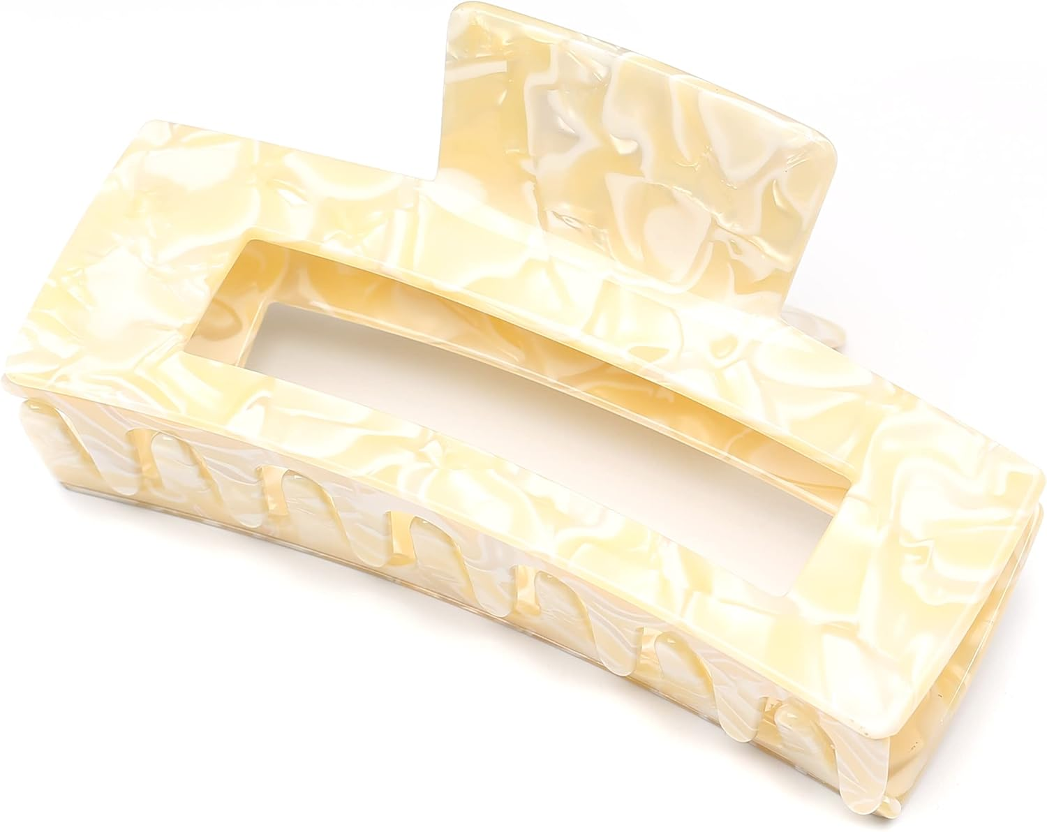 Qingoo Giant Blue Hair Clip Large Beautiful Hair Clip Women'S Headdress Elegant Hair Accessory 1 Piece (13 Cm X 6 Cm, Blue)