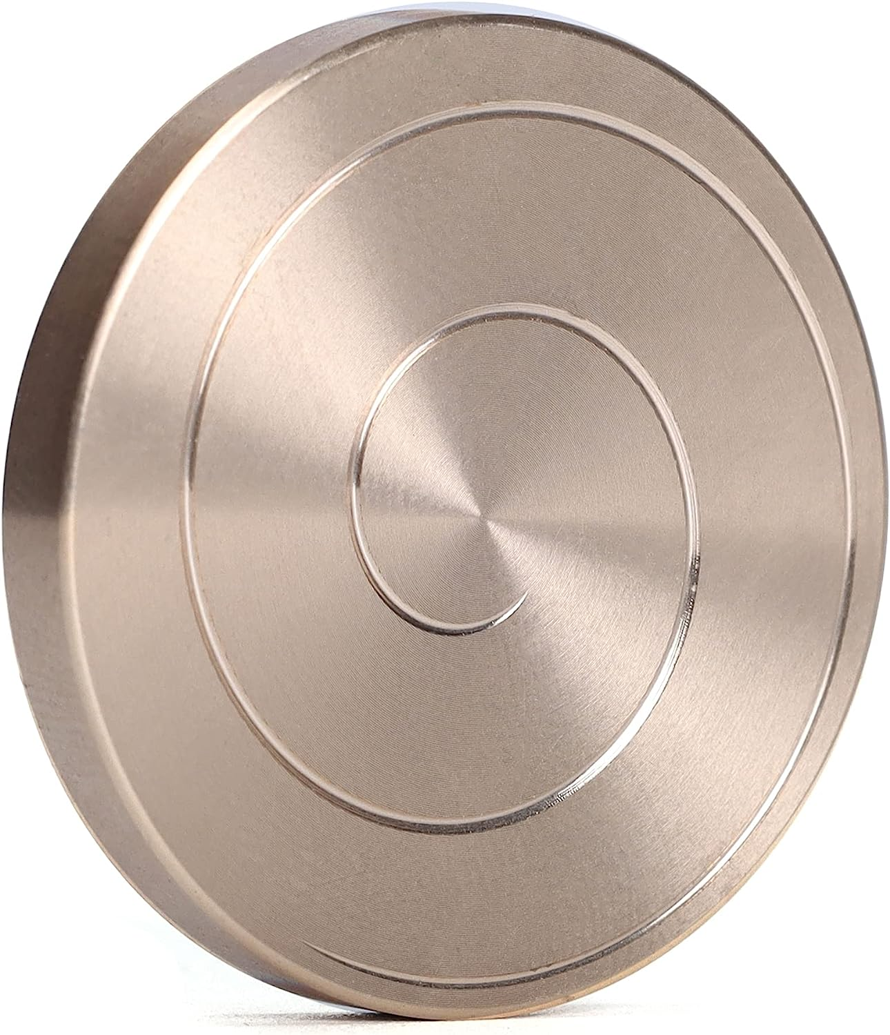 JZENT Kinetic Desk Toy Brass Spinning Top Visual Illusion Office Decompression Adult Anxiety Relief Fidget Toy JT-07 image number 6