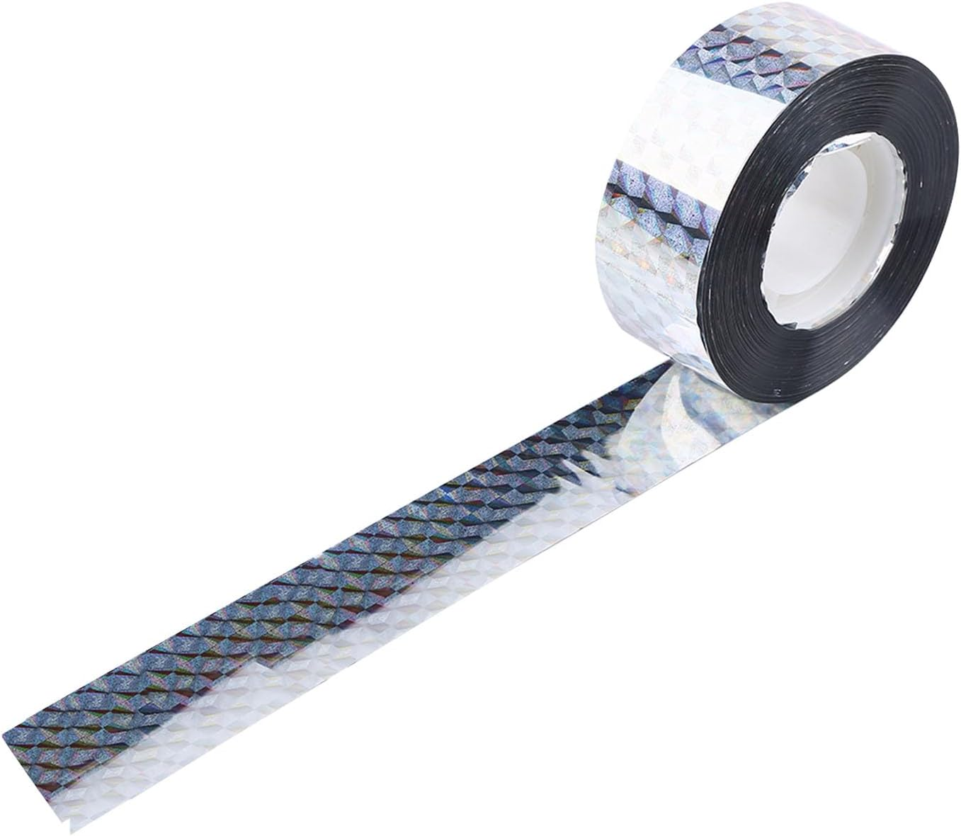 Bird Deterrent Tape Audible Visual Flash Reflective Pigeon Woodpeckers Holographic Bird Scare Ribbon Ribbon 90M image number 4