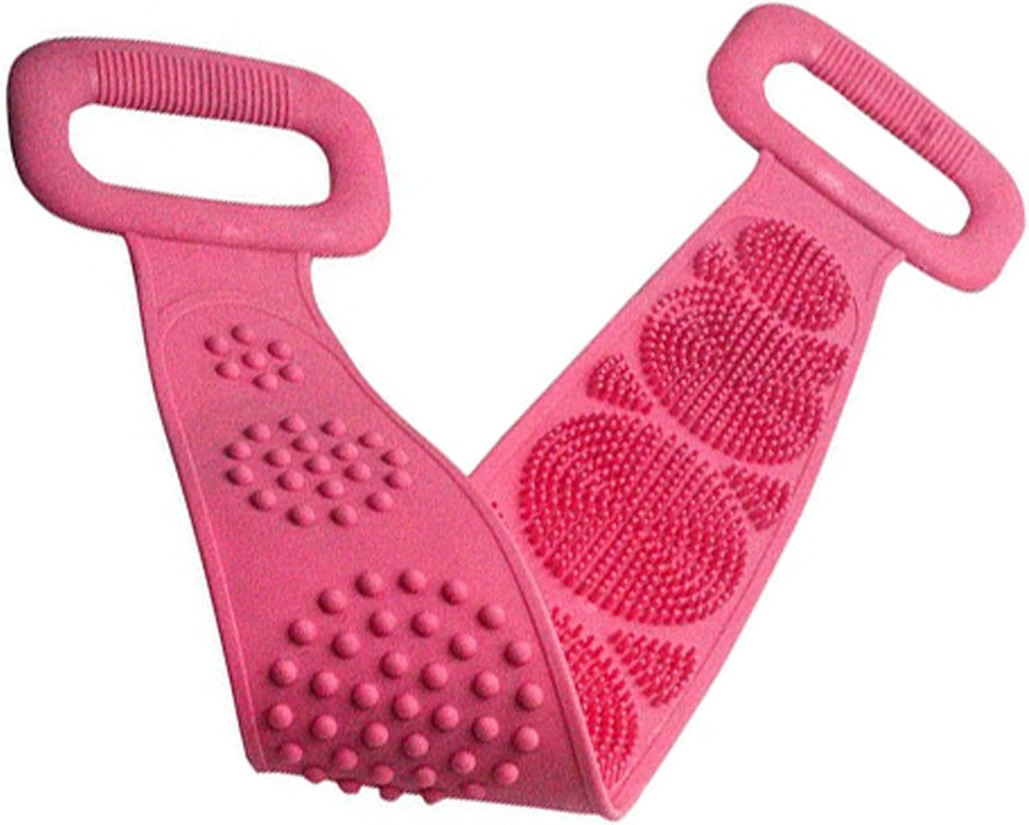 Heeva Creation Silicone Bath Brush,Scrubber Belt. (Random Colour) 1 Piece image number 1