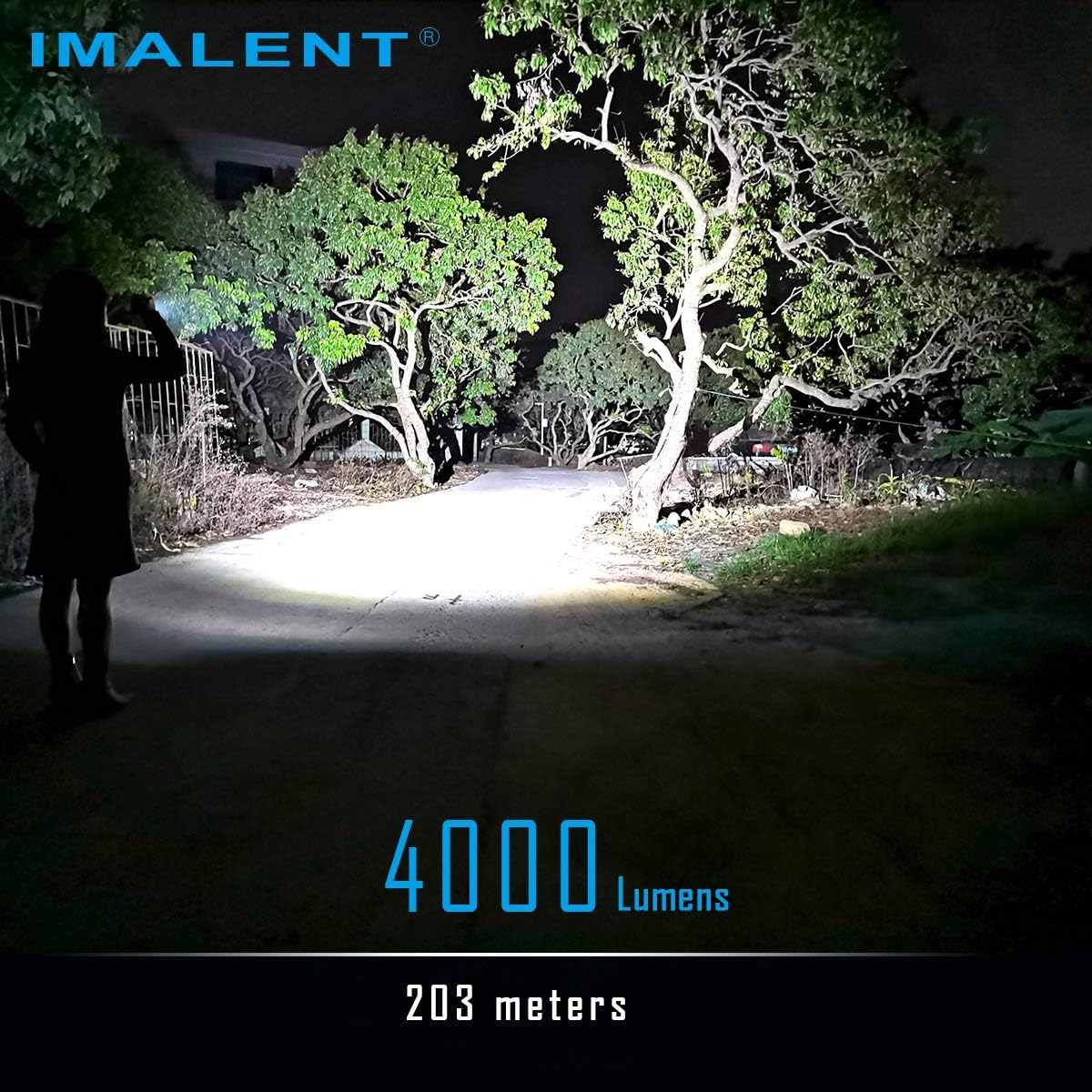 IMALENT LD70 Keychain Mini Torch Powerful 4000 Lumen 203M Throw, CREE XHP Outdoor Handy Pocket Edc Flashlight, Waterproof Compact High Brightness Handheld Searchlight Emergency Fishing Cycling Camping image number 5
