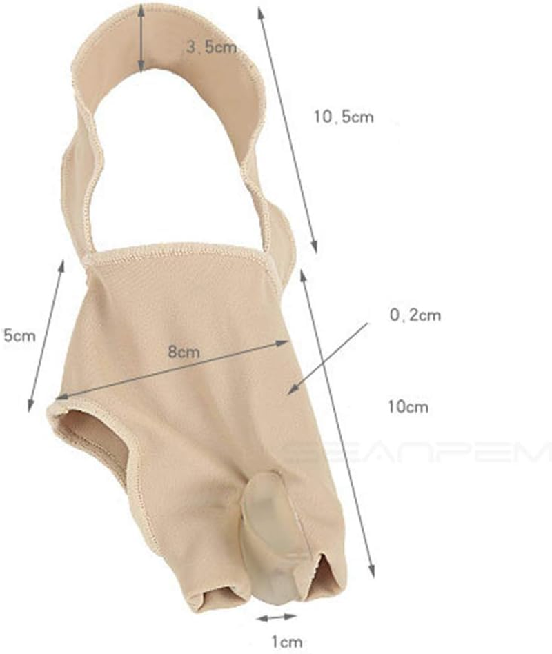 Bunion Straightener Protector Relief Sleeve W/Gel Bunion Stretchy Pads Cushioned Splint, Bunion Cushions,Orthopedic Hallux Valgus Overlapping Corrector Bootie Guard Hammer Toe Pain Aid Surgery Treatment 2 Pcs image number 1