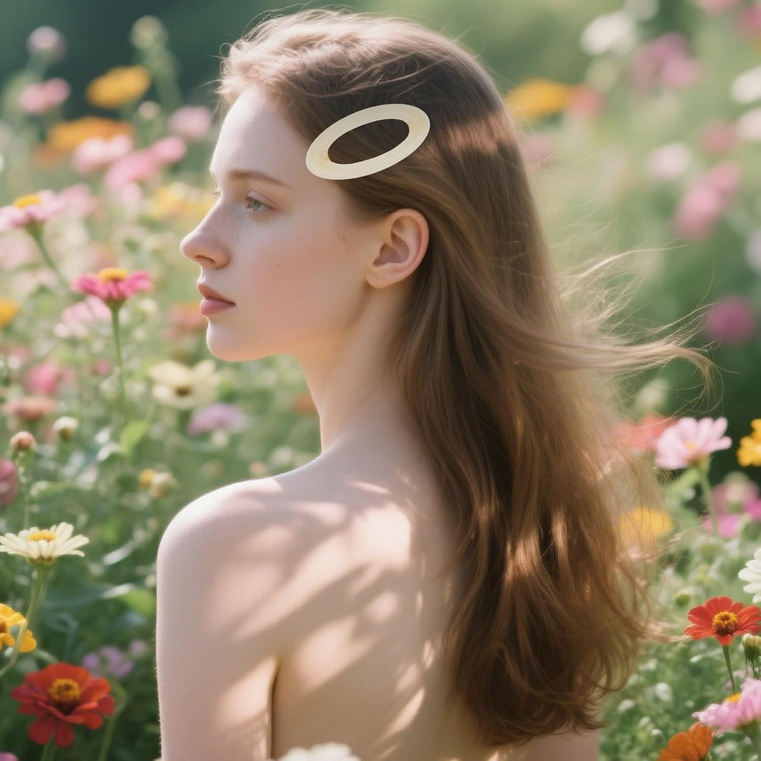 EXIPSAT Hair Claw Set of 4 Oval Hair Clips for Women, Large Flat Hair Clip, Perfect for Thin or Thick Hair, Everyday, Sports & Driving image number 2