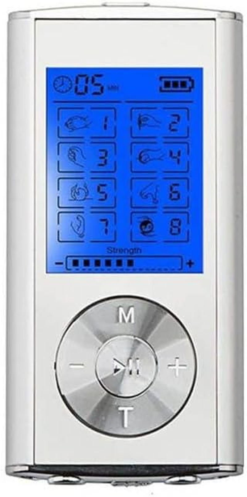 Dual Channel Electronic Nerve & Muscle Stimulator TENS Machine Unit Pain Relief Rechargeable Pulse Physio Massager for Natural Pain Relief image number 1