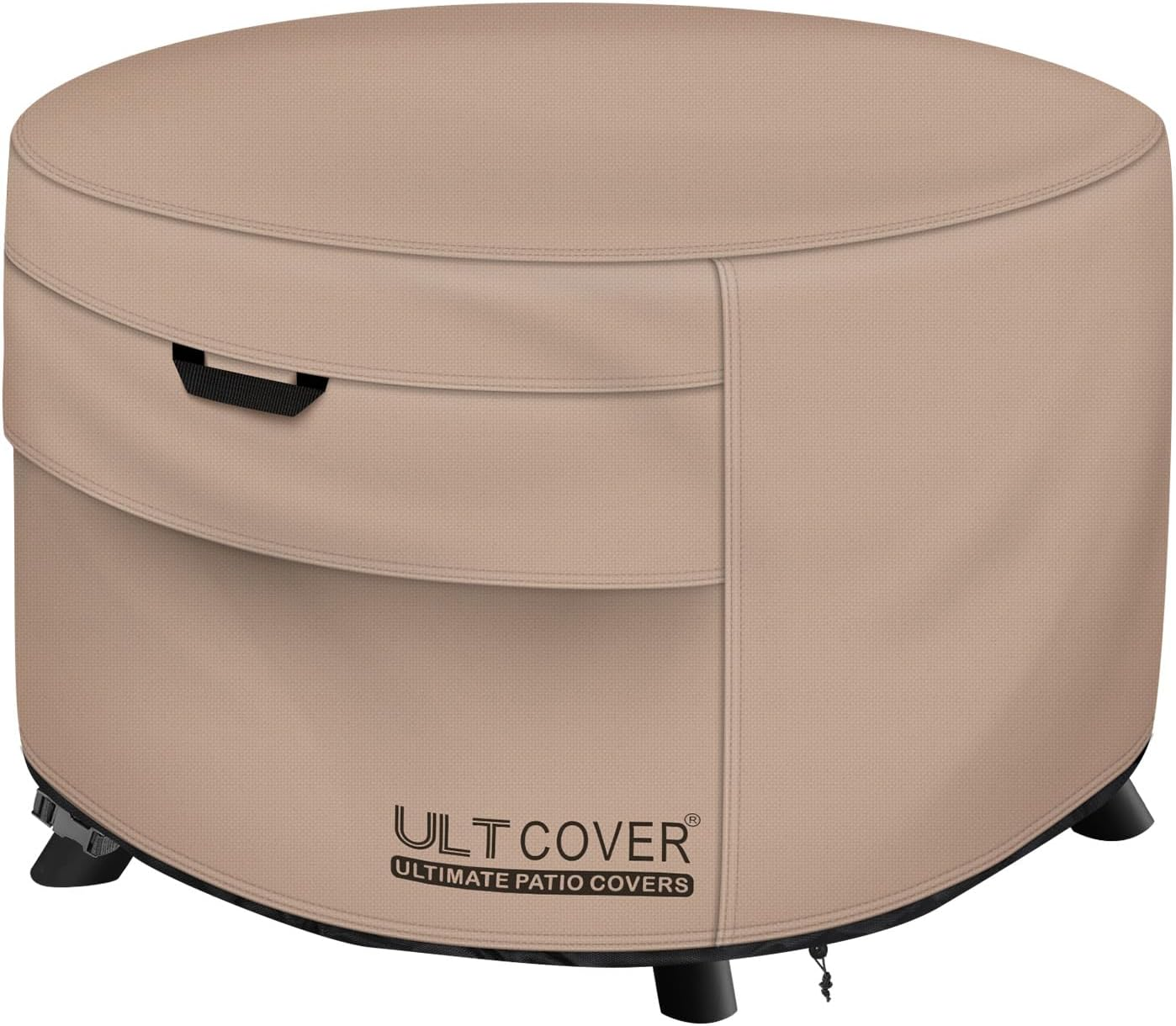 ULTCOVER Patio Fire Pit Table Cover Square 36 Inch Outdoor Waterproof Fire Bowl Cover