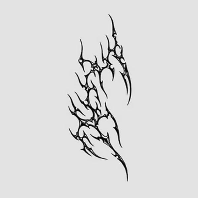 Cyber ​​Invasion Herbal Semi-Permanent Waterproof Long-Lasting Juice Tattoo Sticker Personalized